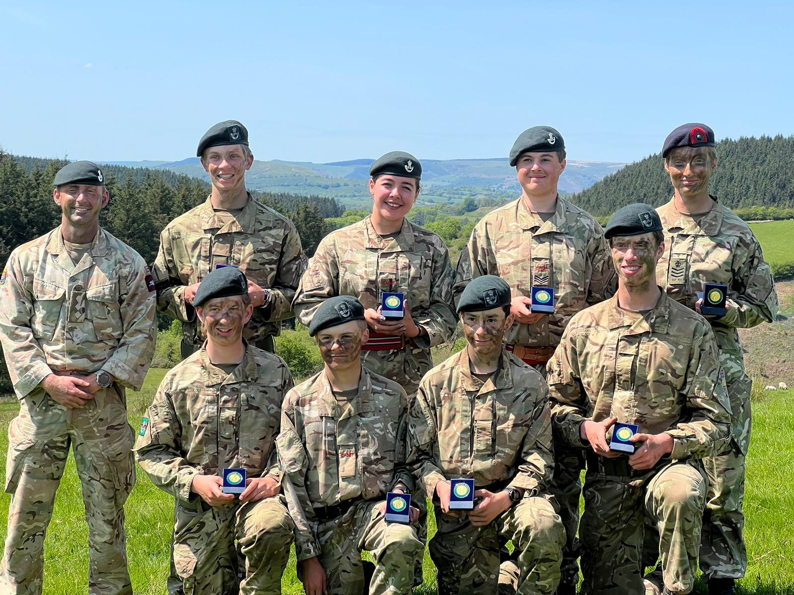CCF Army Team win Gold in Cambrian Patrol 2023