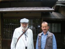 Former Master, Professor William ('Willie') Jones - at large in Sapporo, Japan, with an OSH Visitor