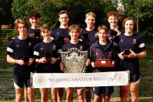 Successful end to season for J16 VIII crews at Reading Regatta