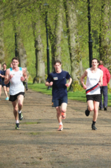 Runners take part in remote Time Trial event