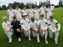 Shrewsbury School U15 boys’ cricket team represent Midlands in T20 National Finals