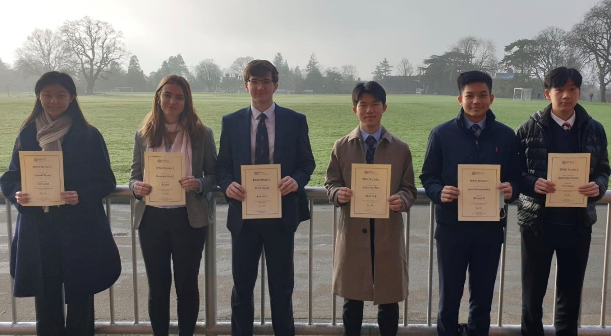 Outstanding Performances in the British Physics Olympiad for Shrewsbury Students