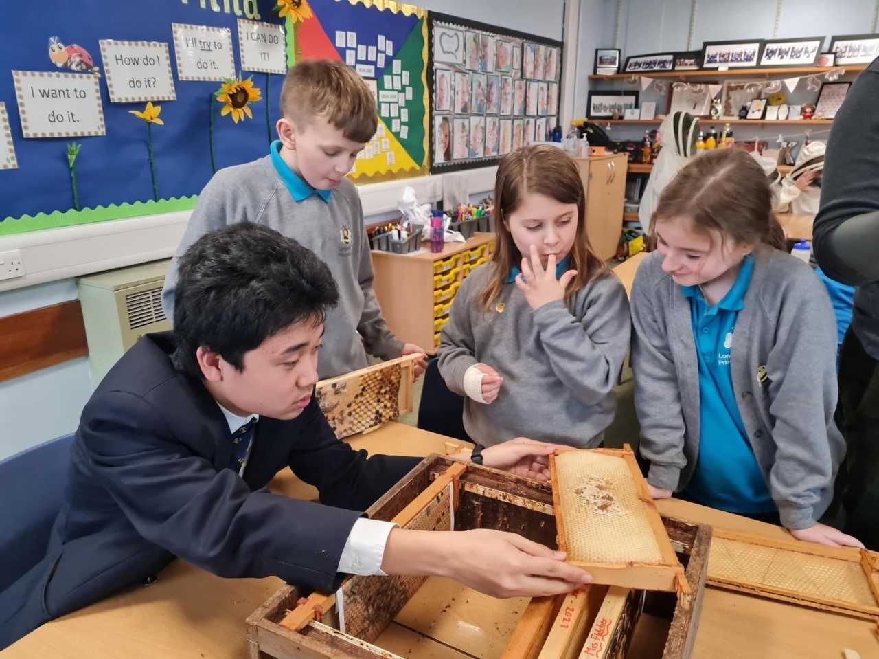 Fourth Formers host Beekeeping Workshop for Primary School pupils