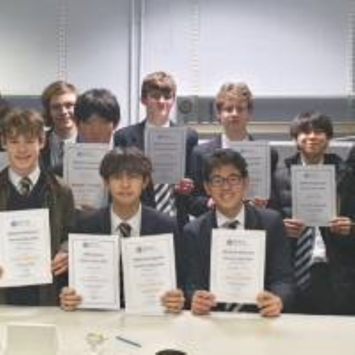 Top results for Shrewsbury School students in National Physics