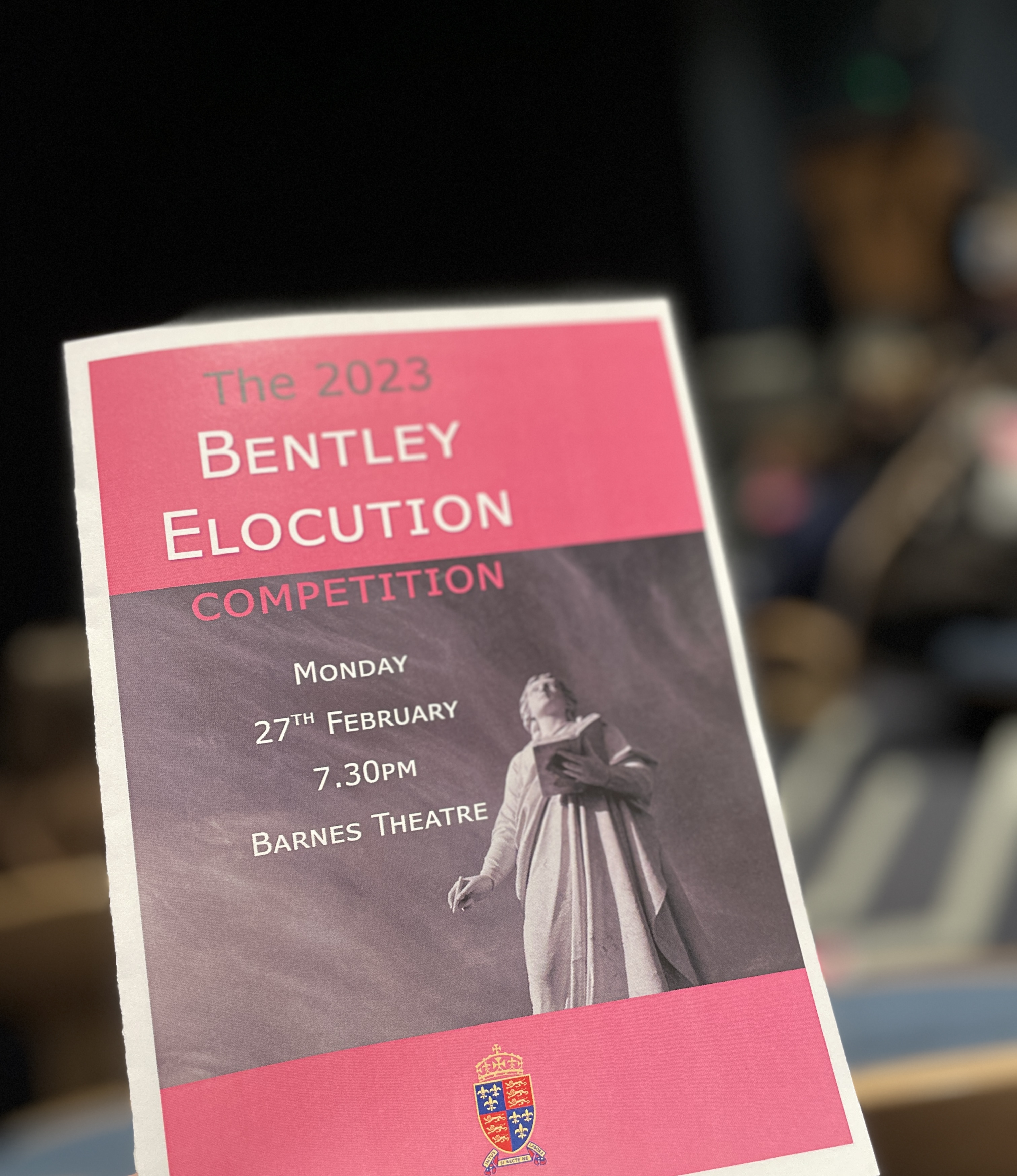 Poems spanning the centuries recited at this year's Bentley Elocution Competition 