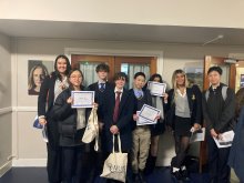 A successful weekend for Shrewsbury delegates at Queen's School Chester MUN