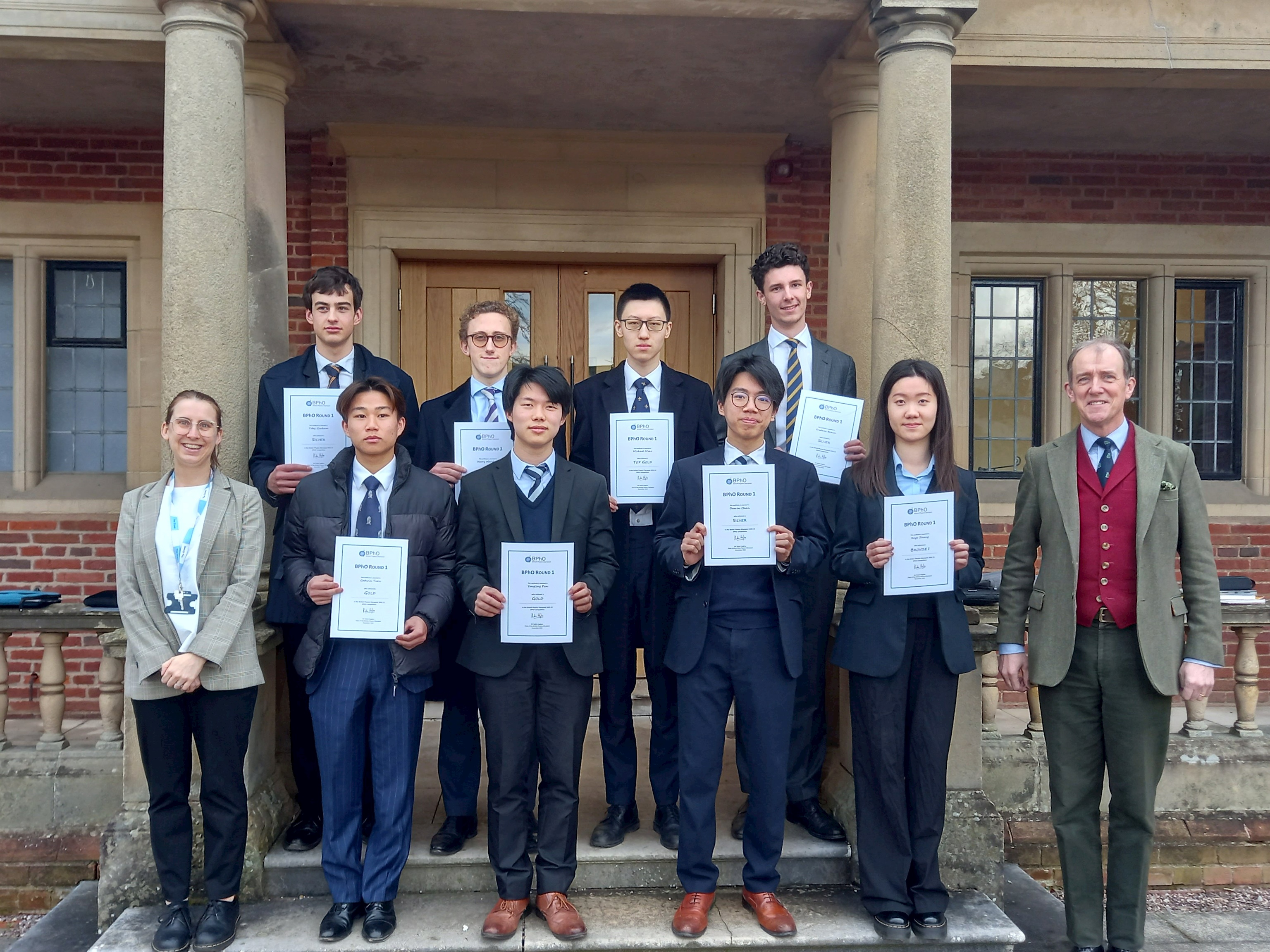 Top results for Shrewsbury students in national Physics competitions