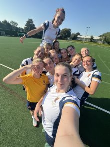 Girls' 1st XI Hockey team win in National Cup