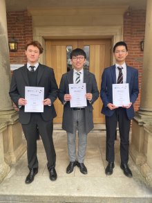 Students achieve Gold in British Physics Olympiad