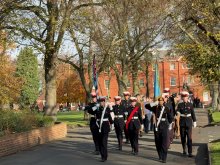 Salopian community comes together for Remembrance Sunday